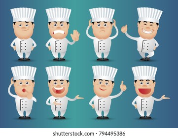 Cute People. Professional. chef