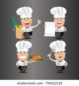 Cute People. Professional. chef