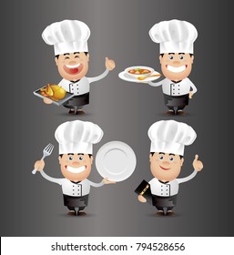 Cute People. Professional. chef