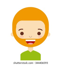 cute person design, vector illustration eps10 graphic 