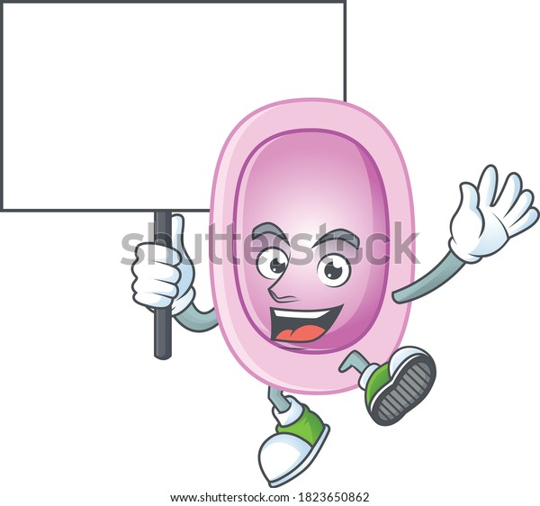 Cute Pertussis Mascot Design Smiley Rise Stock Vector Royalty Free 1823650862 Shutterstock