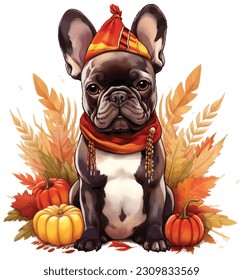 Cute Pet, cute animal, Thanksgiving, Pumpkin