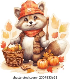 Cute Pet, cute animal, Thanksgiving, Pumpkin