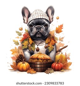 Cute Pet, cute animal, Thanksgiving, Pumpkin