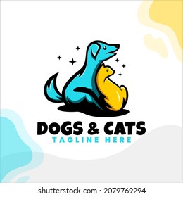 
cute pet character vector design