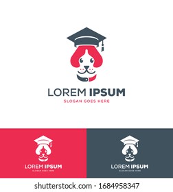 Plantilla de diseño del logotipo del Centro de formación de mascotas