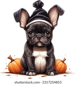 Cute pet wearing a beautiful Halloween costume.