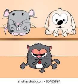 Cute Pets Character Set