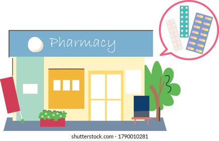 Cute pharmacy illustrations feel free to put