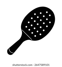  Silhueta de vetor de pás de pickleball bonito