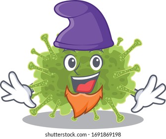 Cute picture of haploviricotina in Elf cartoon design