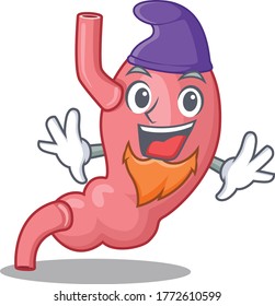 Cute picture of human stomatch in Elf cartoon design