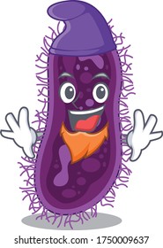 Cute picture of lactobacillus rhamnosus bacteria in Elf cartoon design