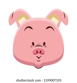 Cute pig cartoon