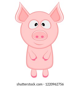 Cute pig cartoon