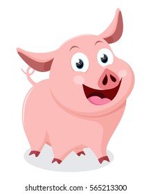 Cute pig cartoon