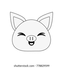 Cute pig cartoon