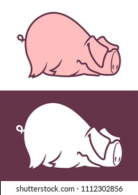 Cute pig character