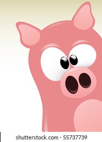 Cute Pig Character