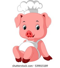 Cute Pig Chef