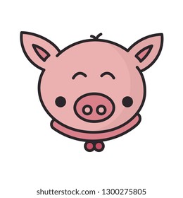 cute pig face