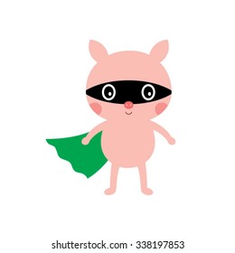 cute pig hero