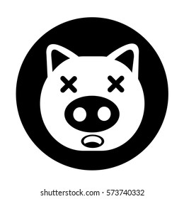 Cute pig Icon