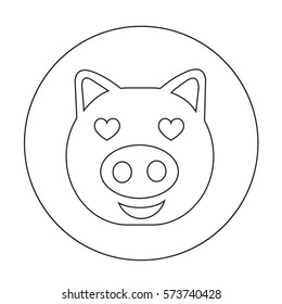 Cute pig Icon