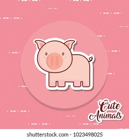 cute pig icon image