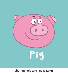 Cute pig print