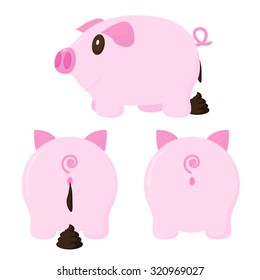 cute pig vector