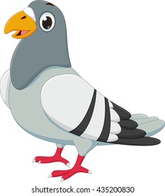 cute pigeon cartoon