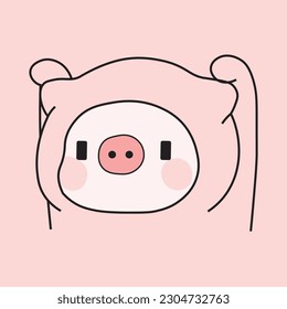 Cute piggy design for you
