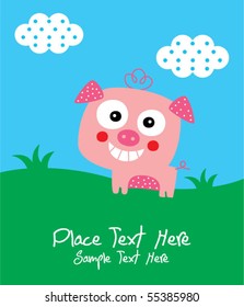 cute piggy garden