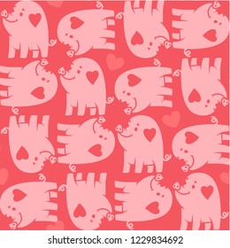 cute piggy pattern