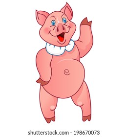 Cute piggy toy