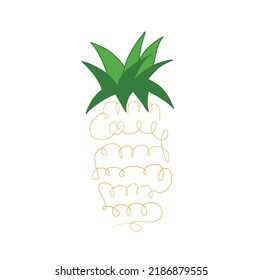 Cute Pineapple Assets and Pattern Summer Fruits