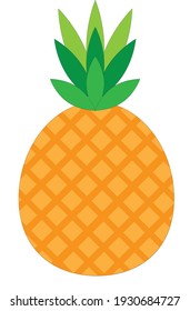 Cute pineapple illustration, pineapple vectır art