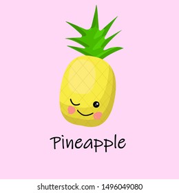 cute pineapple illustration cute pineapple graphic for t shirt print