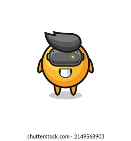 cute ping pong using VR headset , cute design