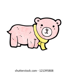 Pink Bear Cartoon Stock Vector (Royalty Free) 73328488