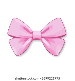 Lindo arco rosa aislado en el fondo. Elemento de diseño de Vector realista.