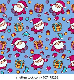 Cute pink Christmas pattern