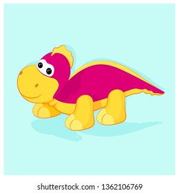 cute pink dinosaur