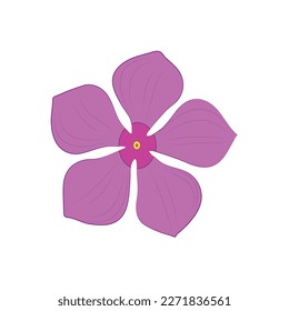 A cute pink flower vector artwork