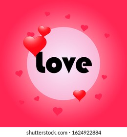 CUTE PINK LOVE BACKGROUND 2