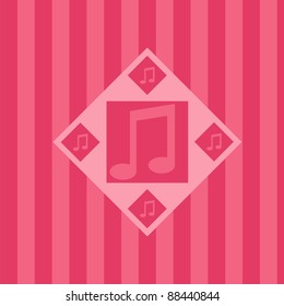 cute pink  musical background
