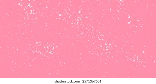 Cute pink pastel dusty texture with noisy halftone dots, spray paint effect, ink stains and grunge splashes, overlay with a stipple effect