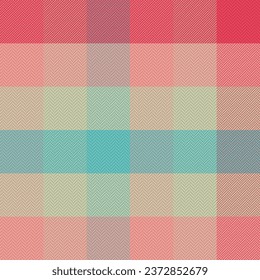 Cute Pink Retro Plaid Fashion Seamless Pattern of Style. Scottish tartan vichy plaid graphic texture for dress, skirt, scarf, throw, jacket, fashion fabric print.