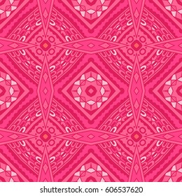 Cute pink Seamless abstract tiled pattern vector web background